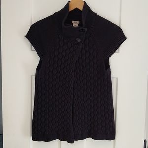 Izod cardigan with cap sleeves size medium